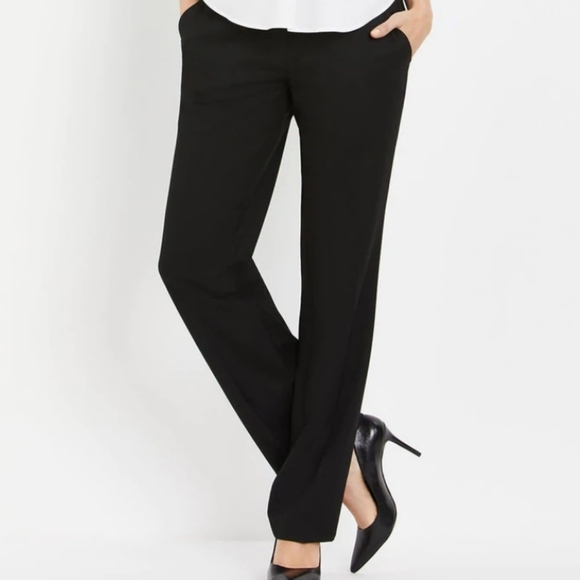 Motherhood Maternity Pants - MOTHERHOOD MATERNITY SECRET FIT BELLY BI-STRETCH SUITING STRAIGHT LEG MATERNITY